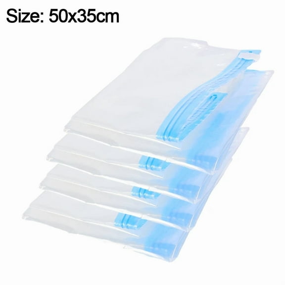 Reusable Travel Clothes Air Vacuum Bags Roll Up Compression Storage Bags For Suitcases Tops Pants Portable Foldable Storage Bags