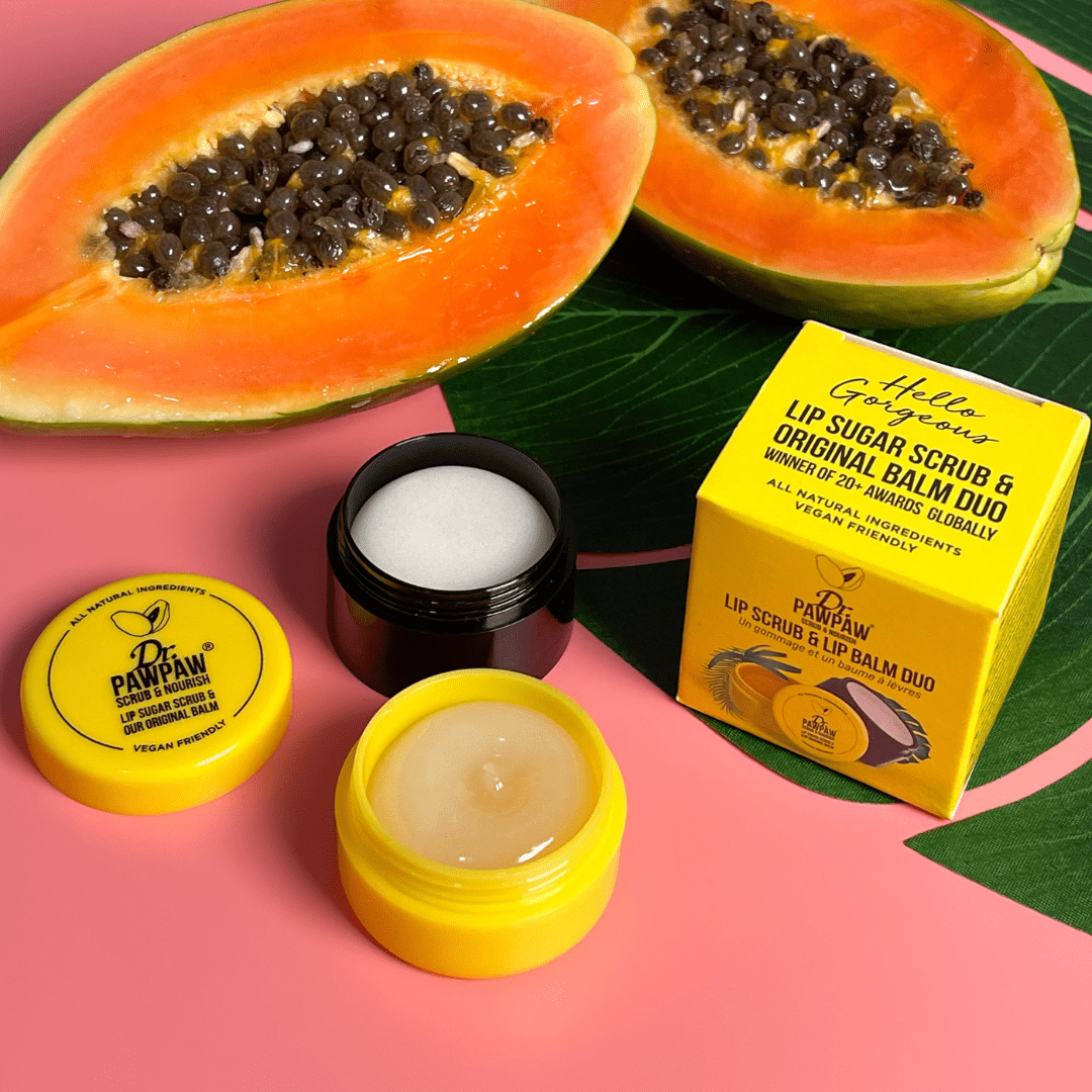 Dr. PAWPAW SCRUB & NOURISH LIP + BALM DUO