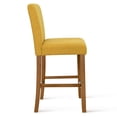 thumbnail image 6 of Veryke Upholstered Counter Height Dining Chair, 26" H Seat Height Barstool, Set of 2, Yellow, 6 of 8