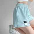 thumbnail image 2 of Women Shorts Summer High Elastic Lace Up Drawstring Wide Leg Sweat Short 3XL Oversized Sport Underpanties Girl Unbdeware Panties, 2 of 6