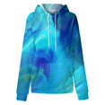 thumbnail image 6 of HAJWOH Oversized Hoodies For Women Tie Dye Gradient Sweatshirts Baggy Drawstring Hooded Pullover Fall Casual Tops With Pocket, 6 of 6