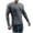 Gray, variant on Fesfesfes Long Sleeve Shirt for Men Casual Solid Round Neck Pullover Long Sleeve Sweater Slim Fit Bottoming Knit Top Sale Items