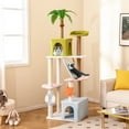 thumbnail image 2 of Gymax 71'' Large Cat Tree Multi-level Cat Tower Furniture w/ Scratching Ramp, 2 of 10