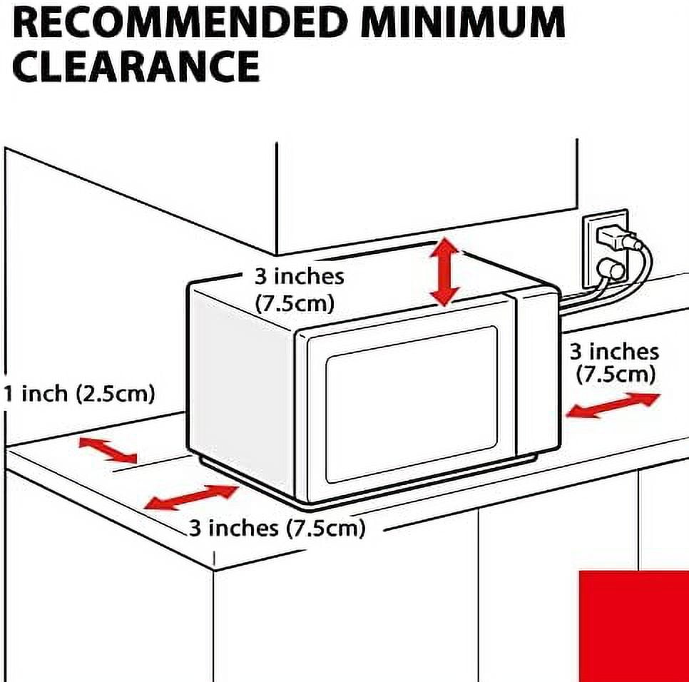  Toshiba ML-EM62P(SS) Large Countertop Microwave with Smart  Sensor, 6 Menus, Auto Defrost, ECO Mode, Mute Option & 16.5 Position  Memory Turntable, 2.2 Cu Ft, 1200W, Stainless Steel : Everything Else