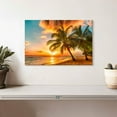 thumbnail image 2 of Elephant Stock Golden Barbados Beach Sunset Wall Art - Horizontal Canvas Wall Art - Lobby Wall Decor - Beach Canvas - Brown And Orange Decor - 12" x 8", 2 of 8