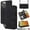Black, variant on Wallet Case Compatible with iPhone 16 Pro, Premium PU Leather Zipper Flip Folio Wallet Magnetic Snap with Detachable Wrist Strap & Shoulder Strap Built-in Kickstand Protective Case - Black