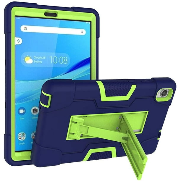 Mignova For Lenovo Tab M8 FHD TB-8705F Case,Hybrid Heavy Duty Three Layer Full-Body Shockproof Armor Kids Friendly Cover Built in Kickstand For Lenovo Tab M8 FHD TB-8705F - Navy Blue+Green Mignova For Lenovo Tab M8 FHD TB-8705F Case,Hybrid Heavy Duty Three Layer Full-Body Shockproof Armor Kids Friendly Cover Built in Kickstand For Lenovo Tab M8 FHD TB-8705F - Navy Blue+Green