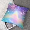thumbnail image 7 of BANET Throw Pillow Covers for Kids Girls Teens Women Pastel Pillow Covers Golden Stars Cushion Covers Set of 2,Watercolor Art Decorative Square 18x18in, 7 of 7