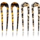 thumbnail image 1 of Horquilla en forma de U, barra ondulada, barra para el cabello de tortuga, acetato de celulosa para mujeres y niñas, Accesorios para peinados, reutilizable, 4 piezas, 1 of 5