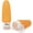 Apricot Orange, variant on Miami CarryOn TSA Approved Food Grade Silicone Travel Bottle Pair, FDA Approved
