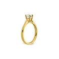 thumbnail image 3 of 1/2 Carat (Ctw VS2-SI1, D-E-F) Lab Grown Diamond Solitaire Engagement Ring in 14K Yellow Gold for Women, 3 of 6