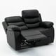 thumbnail image 3 of Sillón Reposet Reclinable 2 Cuerpos Midtown Concept Tapizado negro, 3 of 10