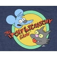 thumbnail image 2 of The Simpsons Mens' The Itchy And Scratchy Show Logo Graphic Print T-Shirt, S, 2 of 3
