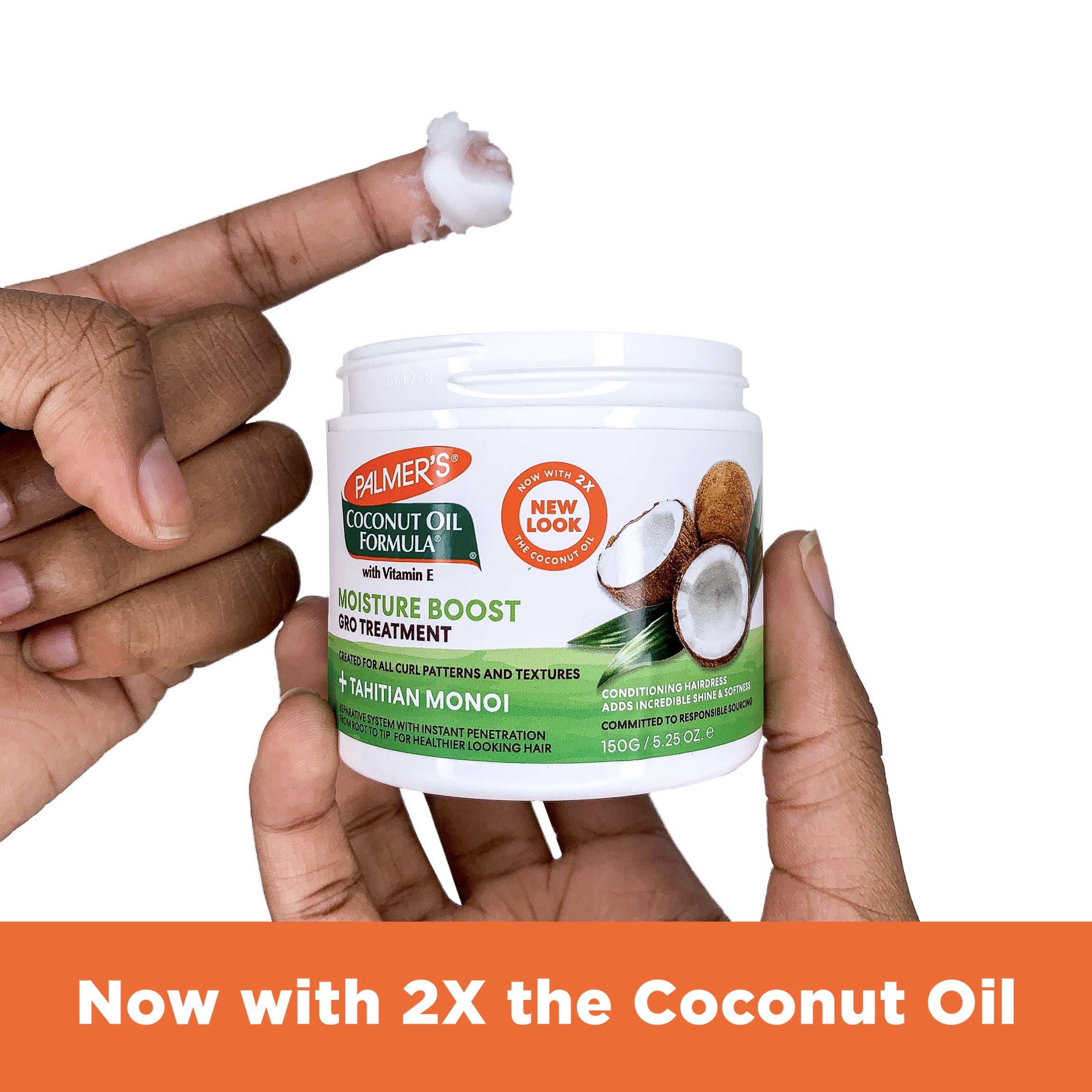 (4 pack) Palmer's Coconut Oil Formula Moisture Boost Gro Treatment, 5.25 oz.