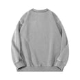 thumbnail image 2 of TOPTIE Men's Vintage Washed Crewneck Sweatshirt Oversized Relaxed Fit Drop Shoulder, Unisex Pullover Casual Streetwear-Light Gray-2XL, 2 of 6