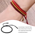 thumbnail image 2 of Minnieouse Pulseras de buena suerte tejido tibetano amor nudo de la suerte cuerda mano cuerda brazaletes encanto bendición hombres amante regalos Type3 NO3, 2 of 6