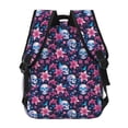 thumbnail image 3 of Haiem funny Skull daisy flower Printed School Backpack,Casual Travel Lightweight Backpack,Durable Comfortable Multifunctional Backpack,Laptop Backpack, 3 of 5