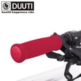 thumbnail image 4 of DUUTI GP-101 Esponja Bicicleta Agarre a prueba de golpes Handarra ornamental Cubierta al aire libre Ciclismo Reemplazo de piezas Accesorios Rojo 1 par seitruly OD003252-03, 4 of 7