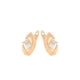thumbnail image 1 of Elegantes Aretes Dama Rombo Brillante Swarovski Oro 18K Lam blanco Unitalla, 1 of 7