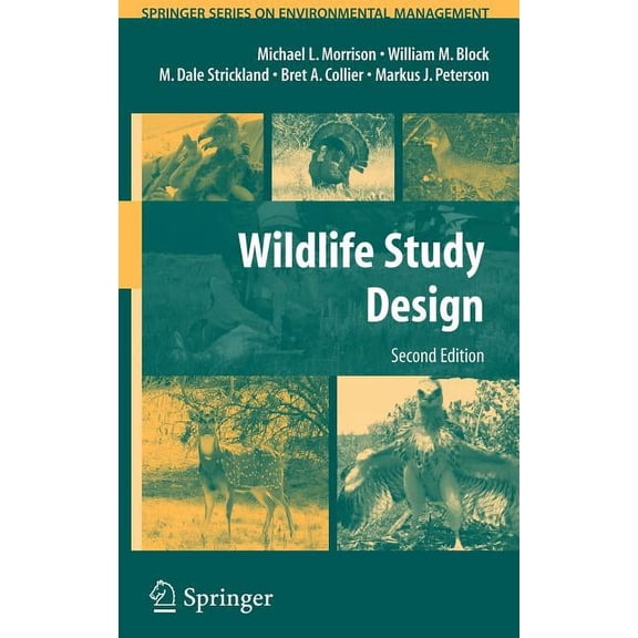 Springer Environmental Management Wildlife Study Design, (Hardcover)