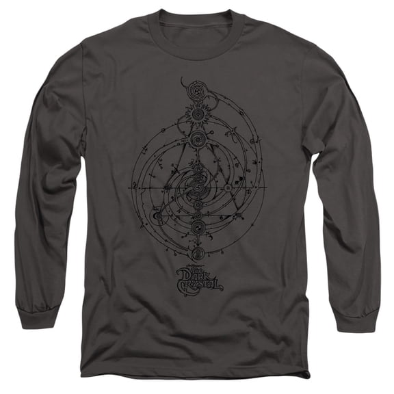 Dark Crystal/Dream Spiral-Long Sleeve Adult 18/1 Charcoal