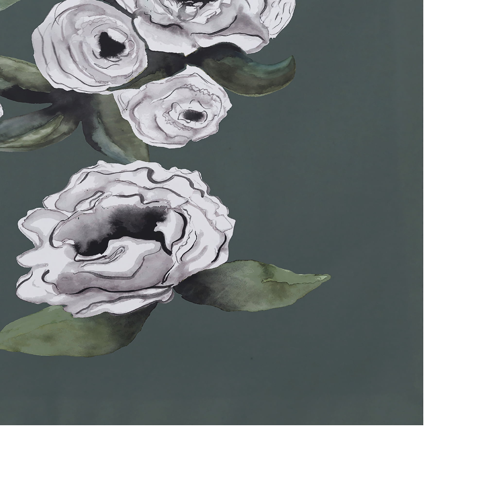Simply Daisy Radiant Rose 18 x 14 Inch Green Floral Print Placemat (Set of 4)