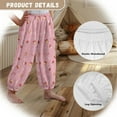thumbnail image 6 of DISNIMO Pink Christmas Bloomer Harem Pants Kids Harem Pants Girls Size 8-12 Bloomers Long Girl Loose Pants for Girls Harem Pants for Girls Pants High Waisted Trousers Comfortable Bloomers, 6 of 7