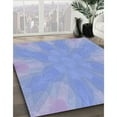 thumbnail image 2 of Ahgly Company Indoor Rectangle Patterned Day Sky Blue Area Rugs, 8' x 10', 2 of 6