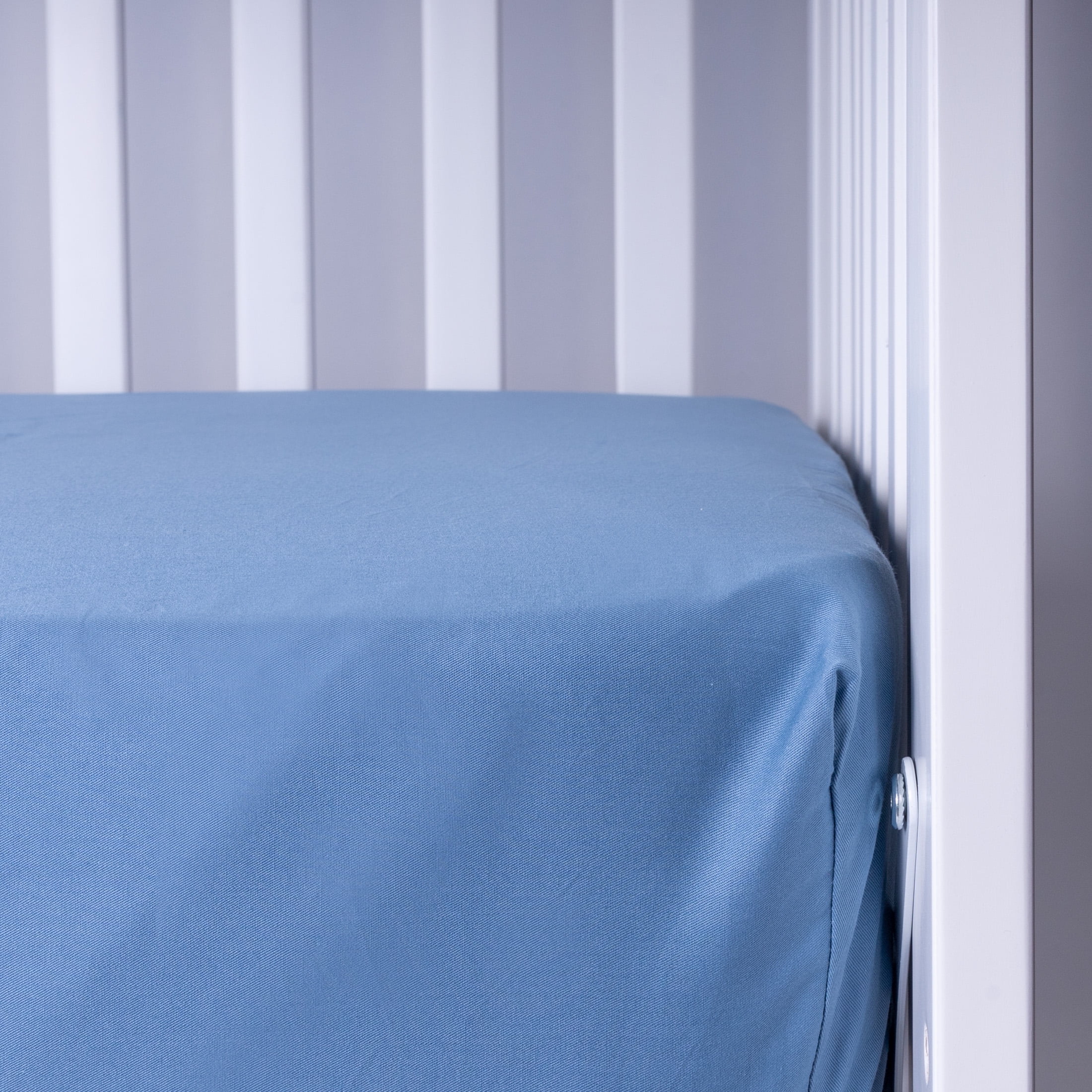 Parent's Choice Fitted Crib Sheets, Blue Terrazzo, 2 Count