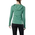 thumbnail image 6 of WBQ Hooded UPF 50+ Sun Protection T Shirts Long Sleeve Athletic Shirts, 6 of 8