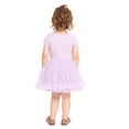 thumbnail image 5 of The Little Mermaid Ariel Toddler Girls Graphic Tutu Dress with Short Sleeves, Sizes 12M-5T, 5 of 8