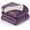Cassis Purple, variant on Baby Sherpa Blanket,Warm Toddler Throw Blanket,Soft Newborn Fleece Blanket for Winter (Light Grey,30x40 inches)
