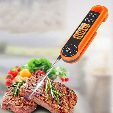 

Clearance Grill Electronic Food Temperature Measuring Instrument Home Barbecue Temperature Measuring Instrument Foldable 3 Seconds Quic Kreading
