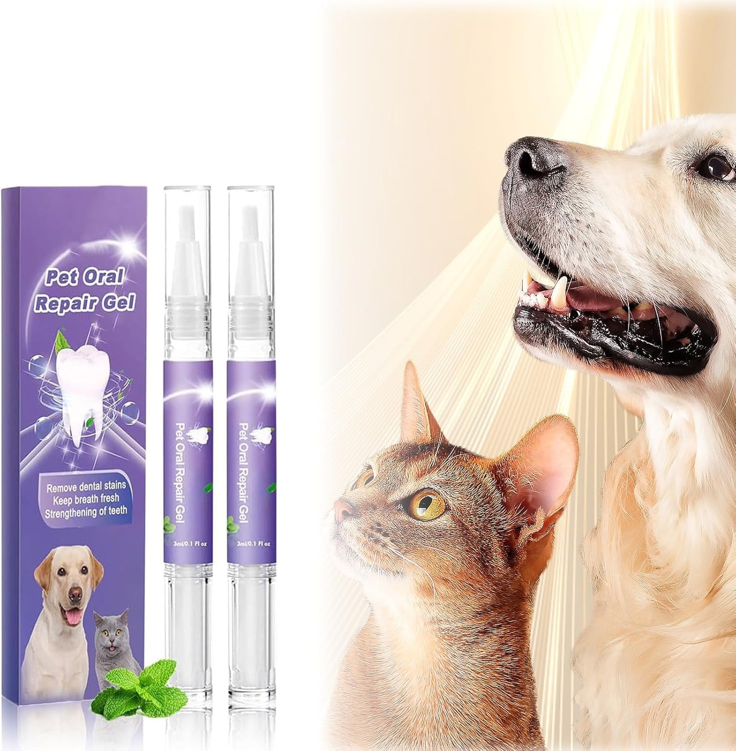Naturel Promise Fresh Dental No Brushing Gel Toothpaste for Dogs