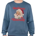 thumbnail image 2 of Believe in Yourself Santa Sweatshirt Unisex 3X-Large Indigo Blue, 2 of 5