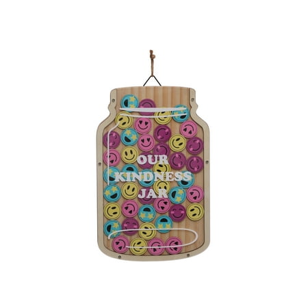 10" Emoji Kindness Reward Jar Wall Décor by B2C™ - Back to School Classroom Supplies and Decor