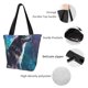 thumbnail image 4 of Disketp Colorful Plant Wolf for Women’s Casual Shoulder Tote Bag Cross-body Handbags for Shopping, Travel and Daily Use, 4 of 6