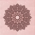 thumbnail image 1 of Ahgly Company Indoor Square Patterned Light Rose Pink Area Rugs, 6' Square, 1 of 6
