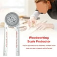thumbnail image 2 of Miter Saw Protractor Engraved Scales Digital Protractor Ruler Angle Finder Miter Saw Angle Level Meter For Crown Molding ,Long Lasting, 2 of 6