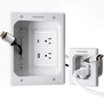 thumbnail image 1 of Kit de gestión de cables Perlegear TV empotrado en pared con kit de alimentación, 1 of 8