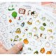 thumbnail image 3 of 6 Hojas De Dibujos Animados Conejo PVC Colección De Decorativas Para álbumes cort BLESIY Pegatinas transparentes, 3 of 8