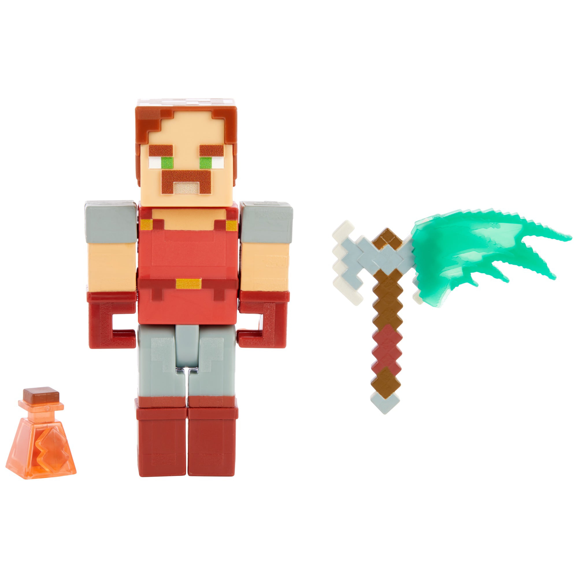  Minecraft  Dungeons Hal 3 25 In Collectible Battle Figure  