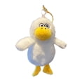 thumbnail image 5 of Kokiya Duck Plush Keychain Duck Stuffed Animal Backpack Pendant, Keyring Charm Lovely White, 5 of 9