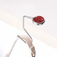 thumbnail image 5 of Monedero Gancho Colgador Metal Portátil para Mesa Limpiador Mujer Almacenamiento Decoración Rojo, 5 of 5
