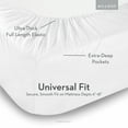 thumbnail image 5 of Woven 600 Thread Count Cotton Blend Pillowcase Set- Ash, 5 of 7