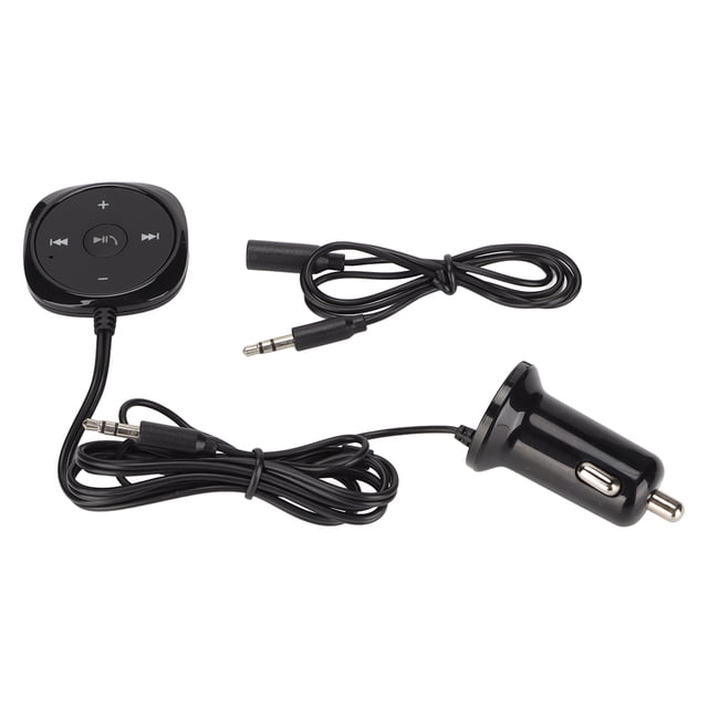 Kit Mains Libres Bluetooth pour Voiture, Récepteur Audio Bluetooth 5.0, Récepteur de Musique Bluetooth pour Voiture, Réponse Rapide