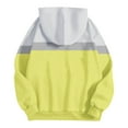 thumbnail image 3 of BODOAO Zip Up Hoodie Women Fall Jacket Oversized Sweatshirt Zipper Long Sleeve Tops Color Block Long Sleeve Sweatshirts Fall Outfits 2025 O Versized Hoodies Casual Fashion Jackets Yellow Xl, 3 of 4