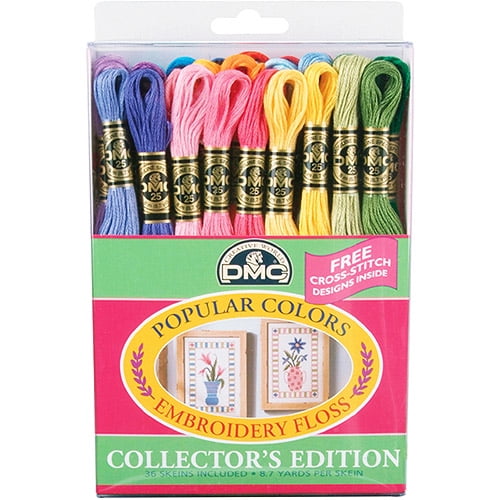 DMC Color Embroidery Floss in 8.7Yard Skeins, 36Pack