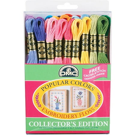 DMC Color Embroidery Floss in 8.7-Yard Skeins, 36-Pack
