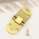 thumbnail image 2 of BESTOMZ Solid Brass Hinges Connectors with Screws for Table Folding Table Cabinet Door, 2 of 2